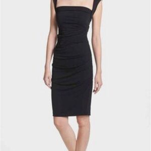 Nicole Miller Classic Black Midi Dress